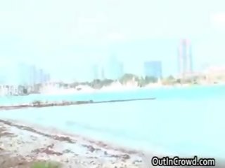 Guy acquires his precious johnson sucked on pantai 19 by outincrowd