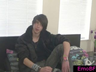 Amazingly cute Legal Age Teenagerage Homosexual Emo Introduction vid